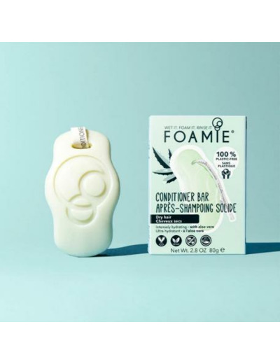 Après-shampoing solide Aloe You Vera Much - FOAMIE - Camille Albane