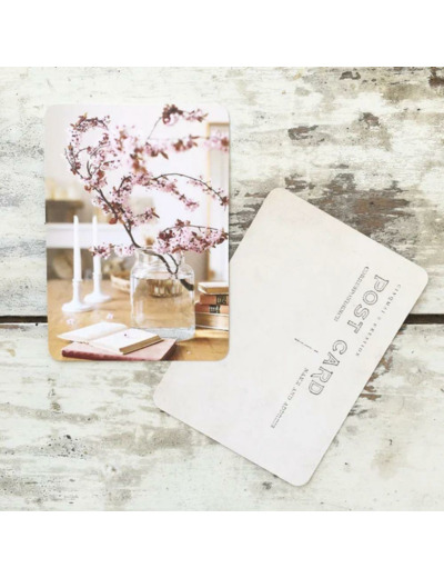 CARTE POSTALE LE PRINTEMPS ARRIVE - CINQMAI