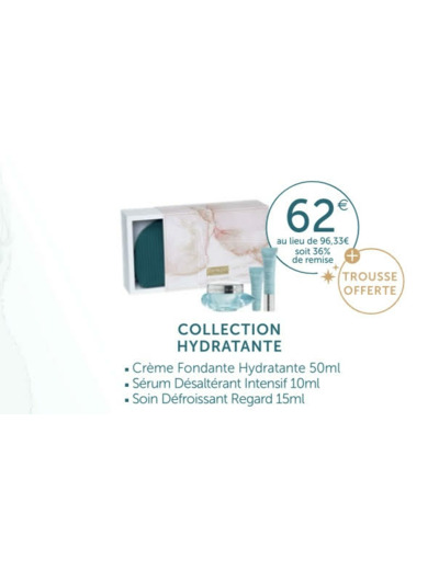 Coffret collection hydratante Source Marine Thalgo-Algue Marine.