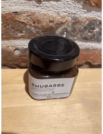 Confiture artisanale rhubarbe