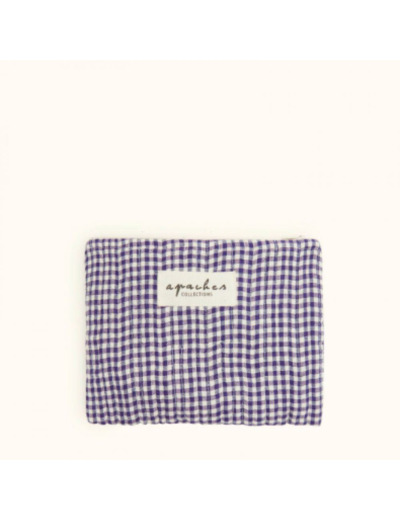 MINI POCHETTE MANA KHADI VIOLET - APACHES