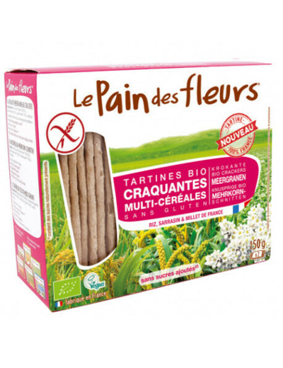 Le pain des fleurs craquantes multi céréales 150g