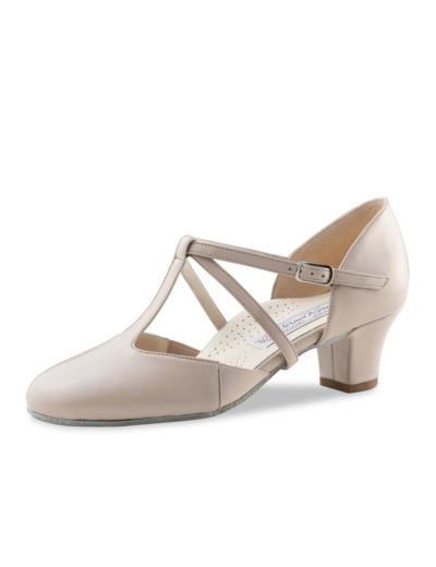 Naia Werner Kern - Chaussure de danse cuir nappa beige