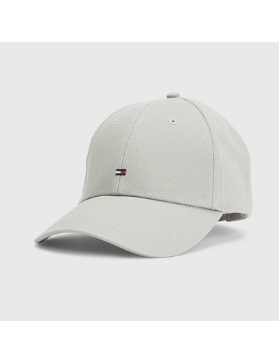 Casquette Tommy Hilfiger grise en coton bio