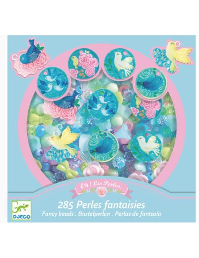 Oiseaux - Coffret de 285 perles - Djeco - Maman et bébé