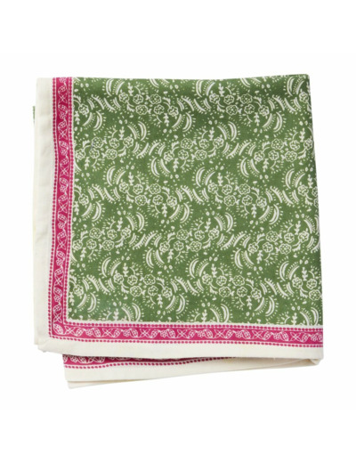 FOULARD BANDANA VERT HERBE