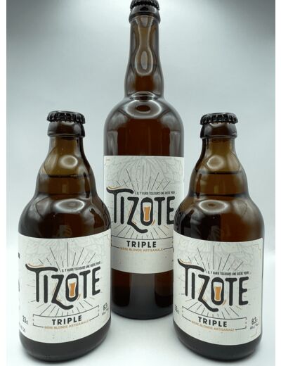 Bière Tizote triple - La Ch'tite Cave