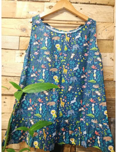 Robe enfant LOLA Taille 4-6 Ans Réf:40 -  LES SOEURETTES - Sur le trottoir d'en face