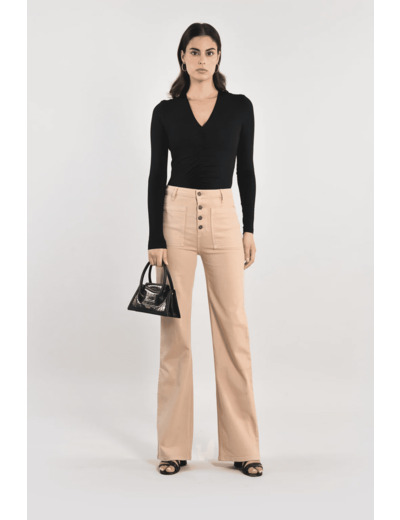 PANTALON FLARE THADEE CAMEL