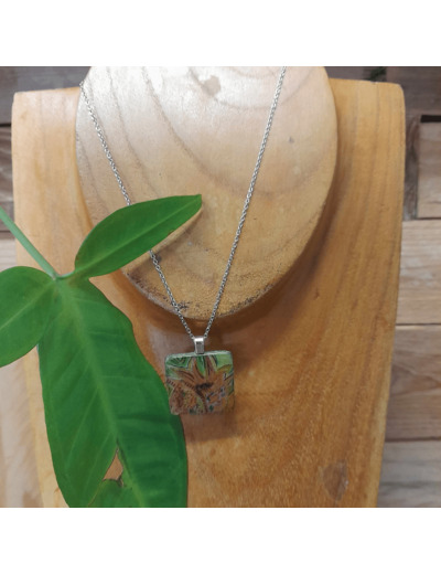 Collier en bois - MULTICOLOR - MUL03 - C'EST DANS L'AME - Sur le trottoir d'en face