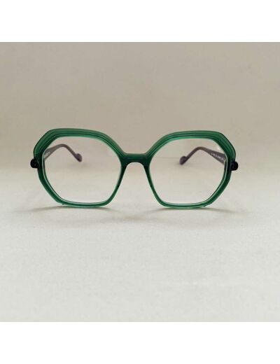 Lunettes de vue Kalinda Caroline Abram Coloris Vert / Violet