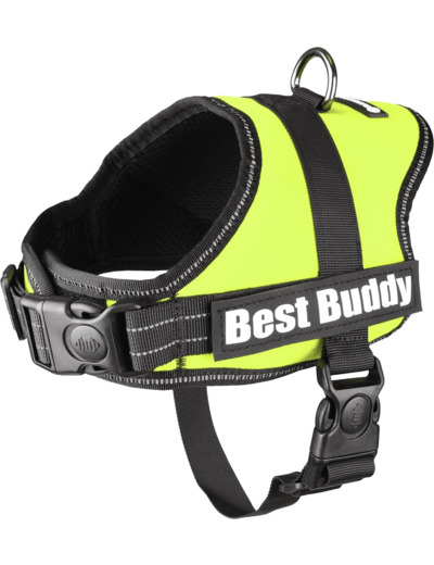 Harnais Best Buddy Pluto Neon Vert XS 40-55CM*25MM