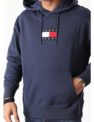 Sweat à capuche Tommy Jeans marine