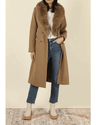 Manteau Long Camel