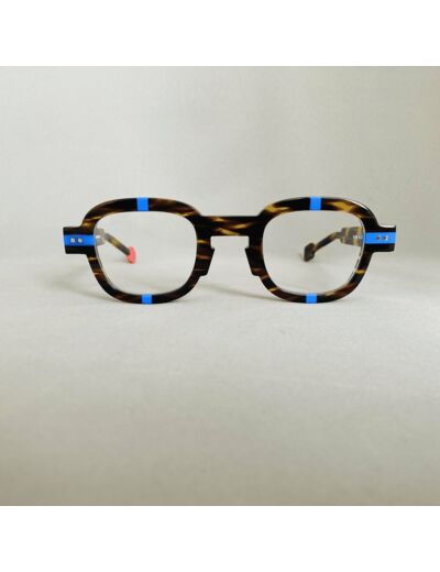 Lunettes de Vue Be Arty de la Marque Sabine Be Coloris Ecaille/Bleu