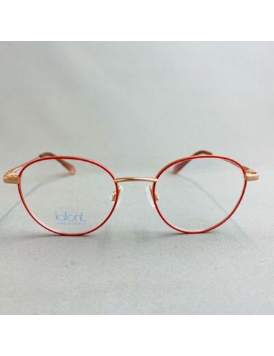 Lunettes de Vue Enfants Helice de la Marque Lafont Coloris Orange / Or