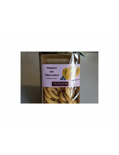 PALMIERS AUX OLIVES NOIRES 80g