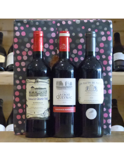 Coffret Trio Bordeaux