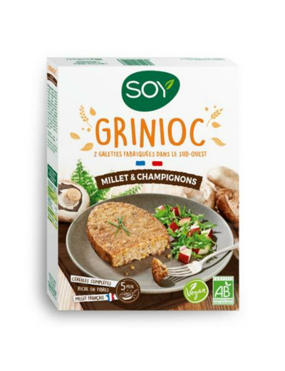 Galettes Grinioc millet champignons 2x100g - Abc Bio