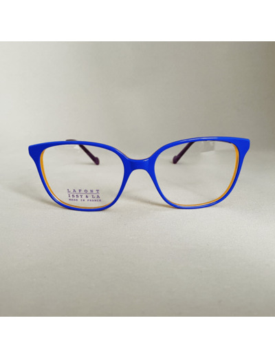 Lunettes de Vue Mode de la Marque Lafont - Issy & LA Coloris Bleu / Orange