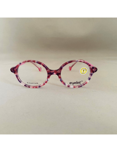 Lunettes de Vue Enfant De La Marque Eyelet - Modèle BOXE Coloris Ecaille Rose