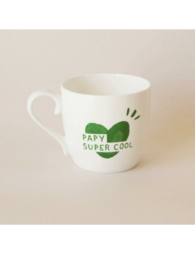 MUG PAPY SUPER COOL VERT SAPIN  - EMOI EMOI