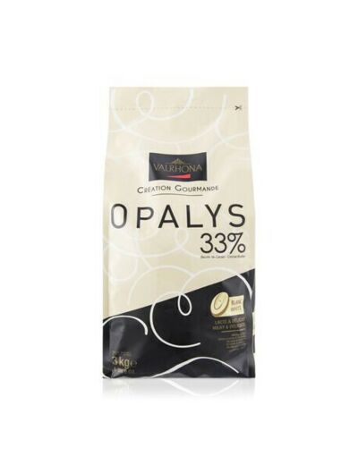 Chocolat Opalys 33% VALRHONA - Patiss&vous