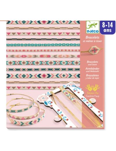 Djeco Kit créatif - Bracelet et métier à tisser - Maman et bébé