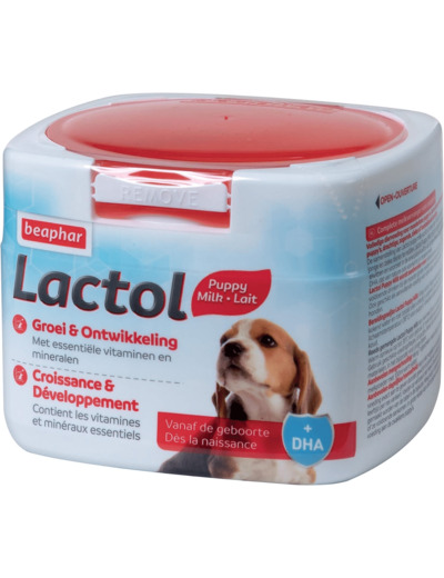 Beaphar - LACTOL - Lait maternisé pour chiot en poudre - Enrichi en DHA - Source de protéines de haute qualité - Pour chiot non sevré, femelle gestante ou allaitante et chien âgé ou malade - 250 g 250 g (Lot de 1)