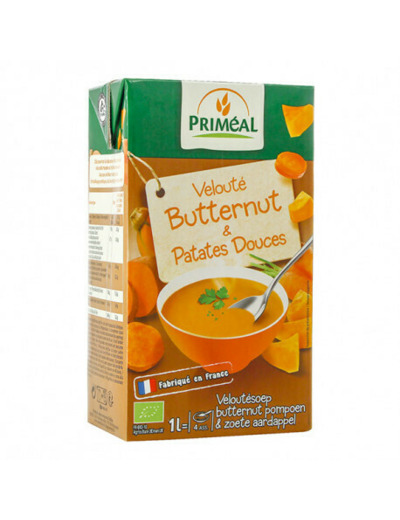 velouté de butternut & patates douces Bio Priméal