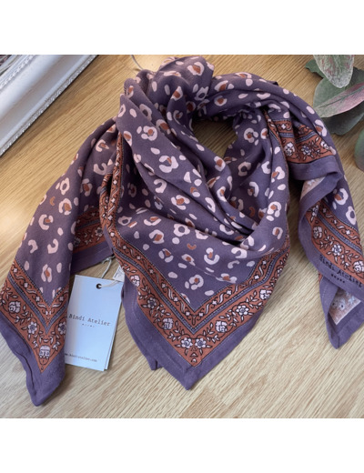 Foulard Léopard - Bengal Sureau