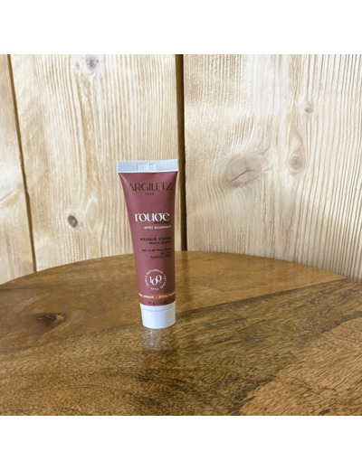 Masque visage 30gr à l'argile rouge