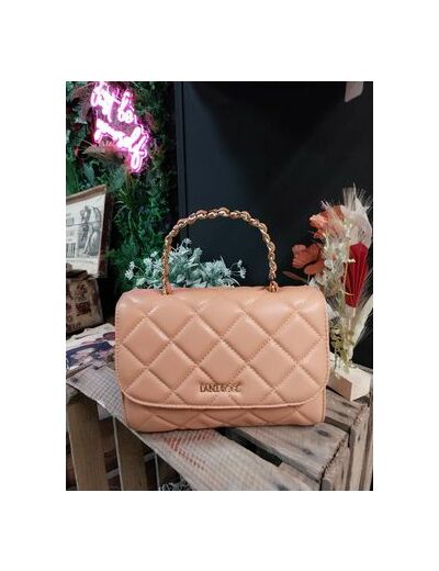 Sac avec bandouillere chaine Label rose