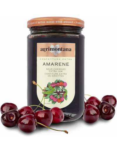 Confiture Extra de Cerises Noires Agrimontana