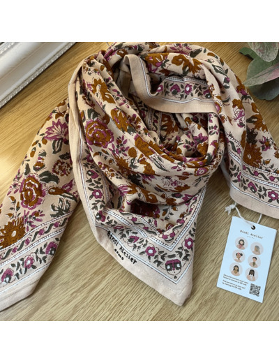 Foulard Fleuri - Kali Cayenne