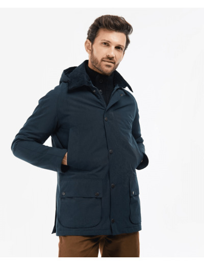 Veste imperméable à capuche Barbour marine