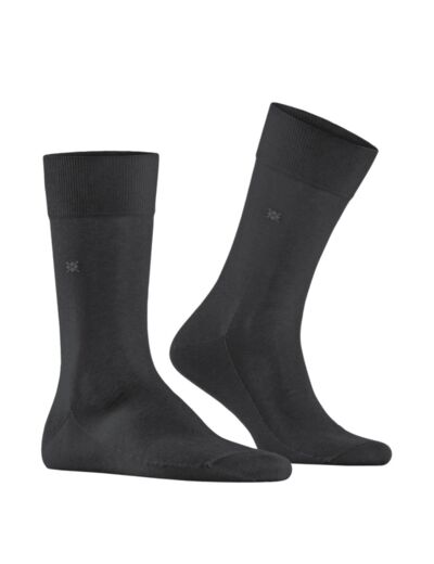 Chaussettes hautes Burlington gris foncé Cardiff