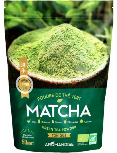 Thé vert matcha bio en poudre 50g - Florisens