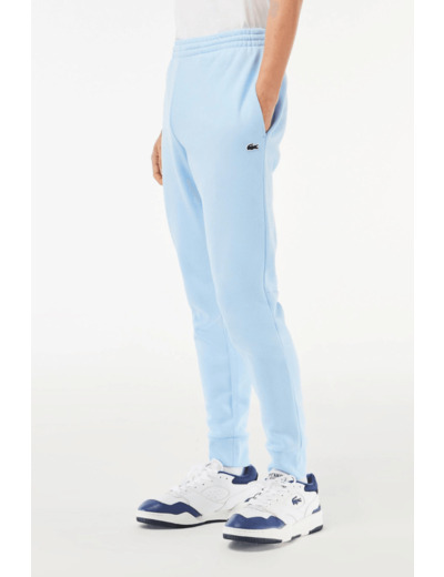 Pantalon de jogging Lacoste bleu clair en coton bio