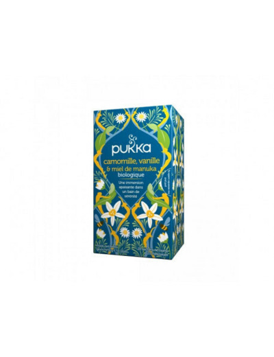 Tisane  camomille vanille BIO PUKKA