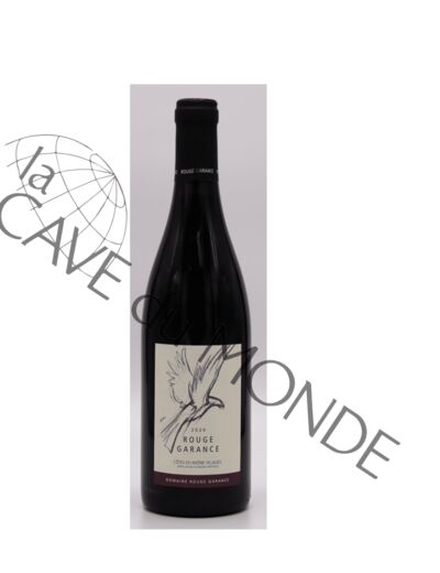 Hommage Dom Rouge Garance Côtes du Rhône Villages Bio 2019 14° 75 cl