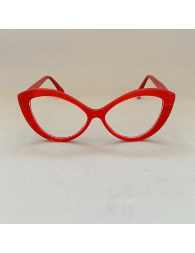 Lunettes de Vue Femme Corse De la Marque Jacques Durand Coloris Rouge