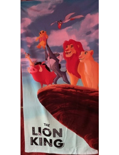 SERVIETTE DE PLAGE LE ROI LION