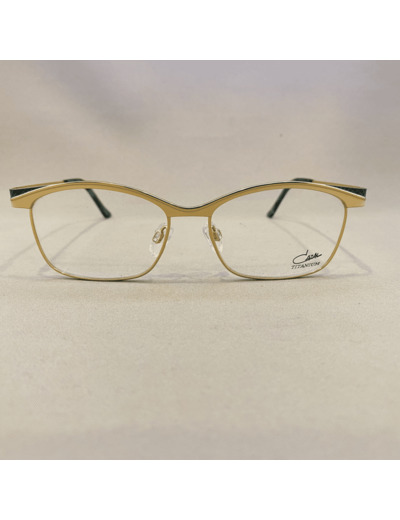 Lunettes de Vue Femme 4286 de la Marque Cazal Coloris Or / Vert Canard