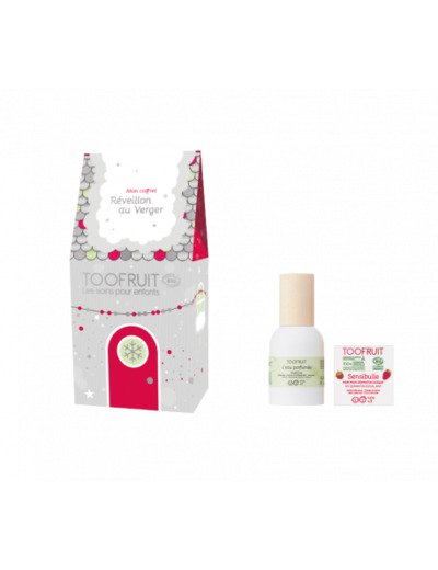 coffret eau parfumé et pain dermatologique BIO TooFruit-Algue Marine.