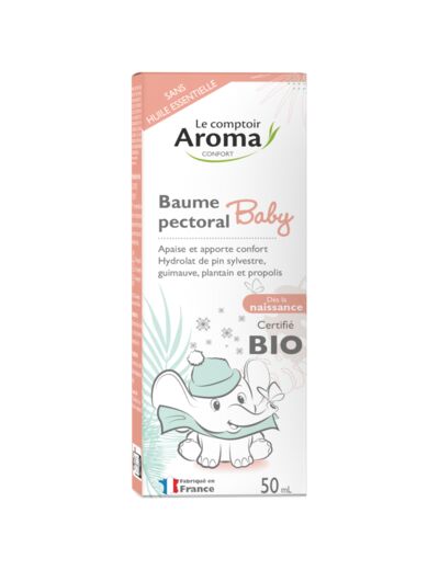 Baume Pectoral Baby Bio 50ml Le Comptoir Aroma