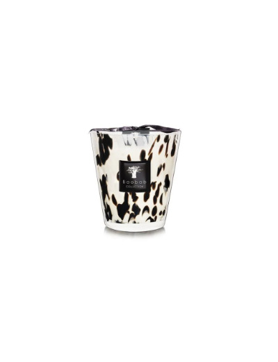 BOUGIE BLACK PEARLS 16 cm - BAOBAB COLLECTION - Gingembre-Pamplemousse-Rose