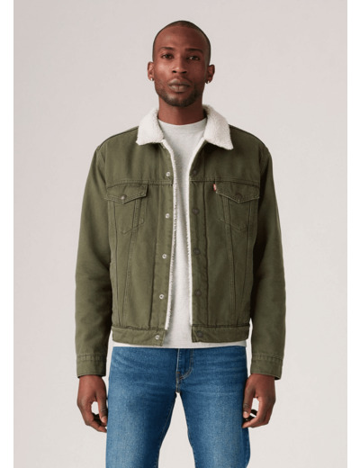 Veste Sherpa Levi's® kaki