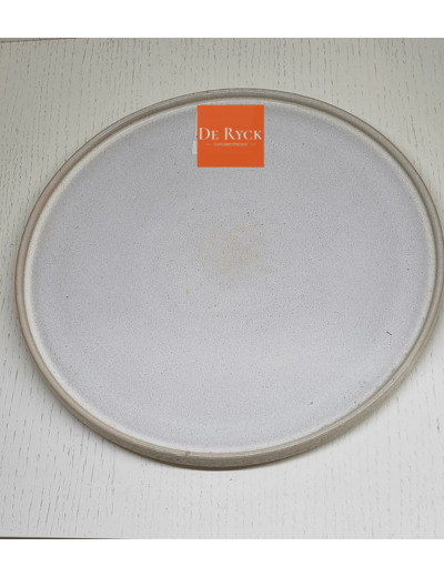 Salt & Pepper -Assiette ronde 26 cm Grès Beige – Faro – Lot de 4 – De Ryck