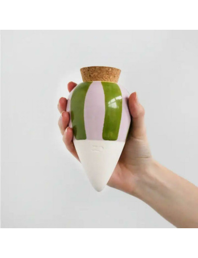 OLLA RAYE VERT ET LILAS - PEPIN